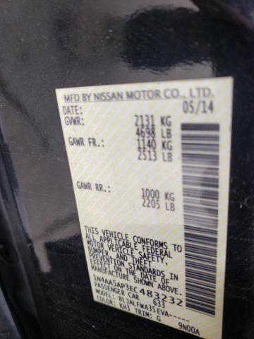Photo 10 from auction – 2014 NISSAN MAXIMA S with VIN 1N4AA5AP3EC483232