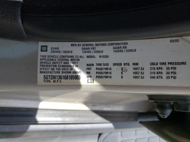 Photo 10 from auction – 2006 HUMMER H3 with VIN 5GTDN136168105903