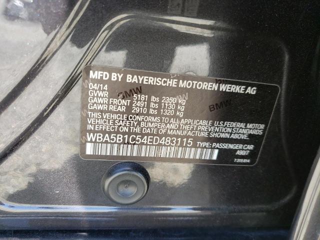 Foto 10 de la subasta – 2014 BMW 535 I con VIN WBA5B1C54ED483115