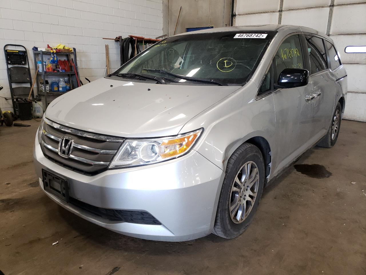 Photo 2 from auction – 2012 HONDA ODYSSEY EX with VIN 5FNRL5H60CB056899