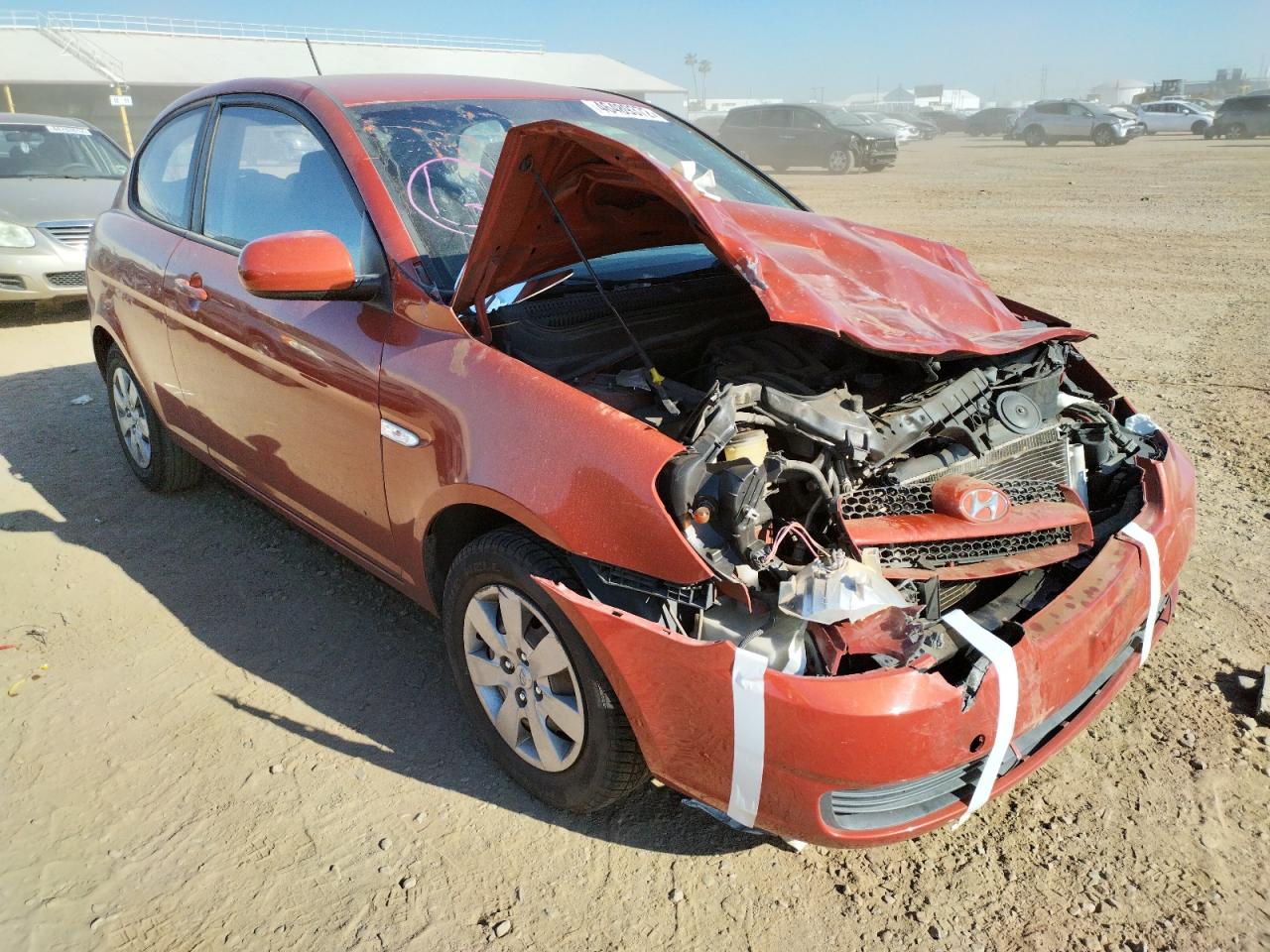 HYUNDAI ACCENT GL 2011 with VIN KMHCM3AC8BU190651 - Photo from auction