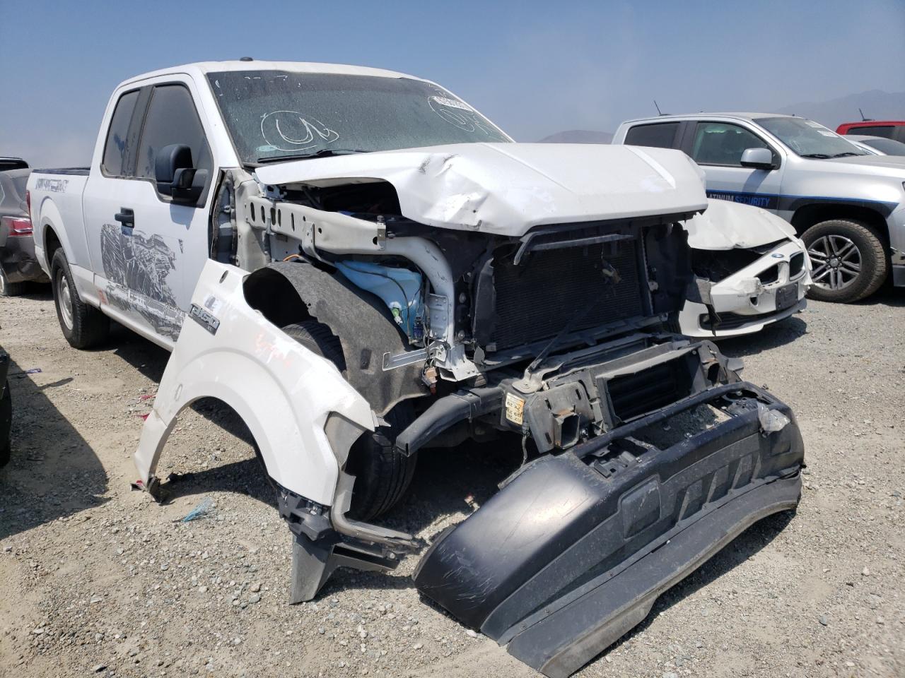 FORD F150 SUPER 2018 with VIN 1FTEX1CP6JKE59880 - Photo from auction