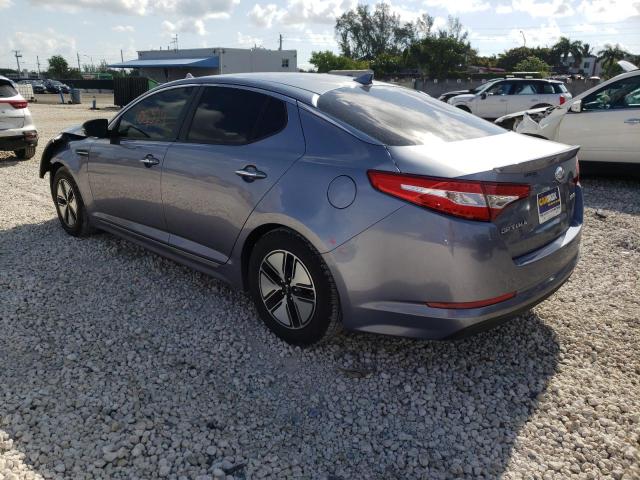 Photo 3 from auction – 2012 KIA OPTIMA HYB with VIN KNAGM4AD2C5024008