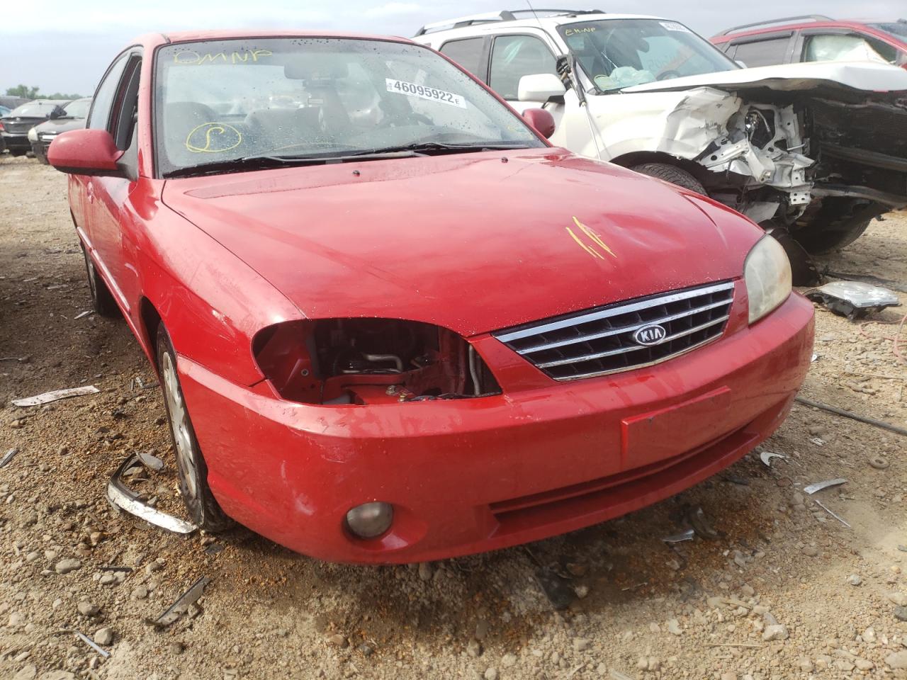Photo 9 from auction – 2004 KIA SPECTRA BA with VIN KNAFB121345314117