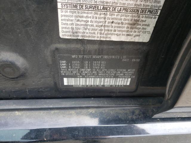 Zdjęcie 10 z aukcji – 2010 SUBARU LEGACY z VIN 4S3BMBG6XA3220314