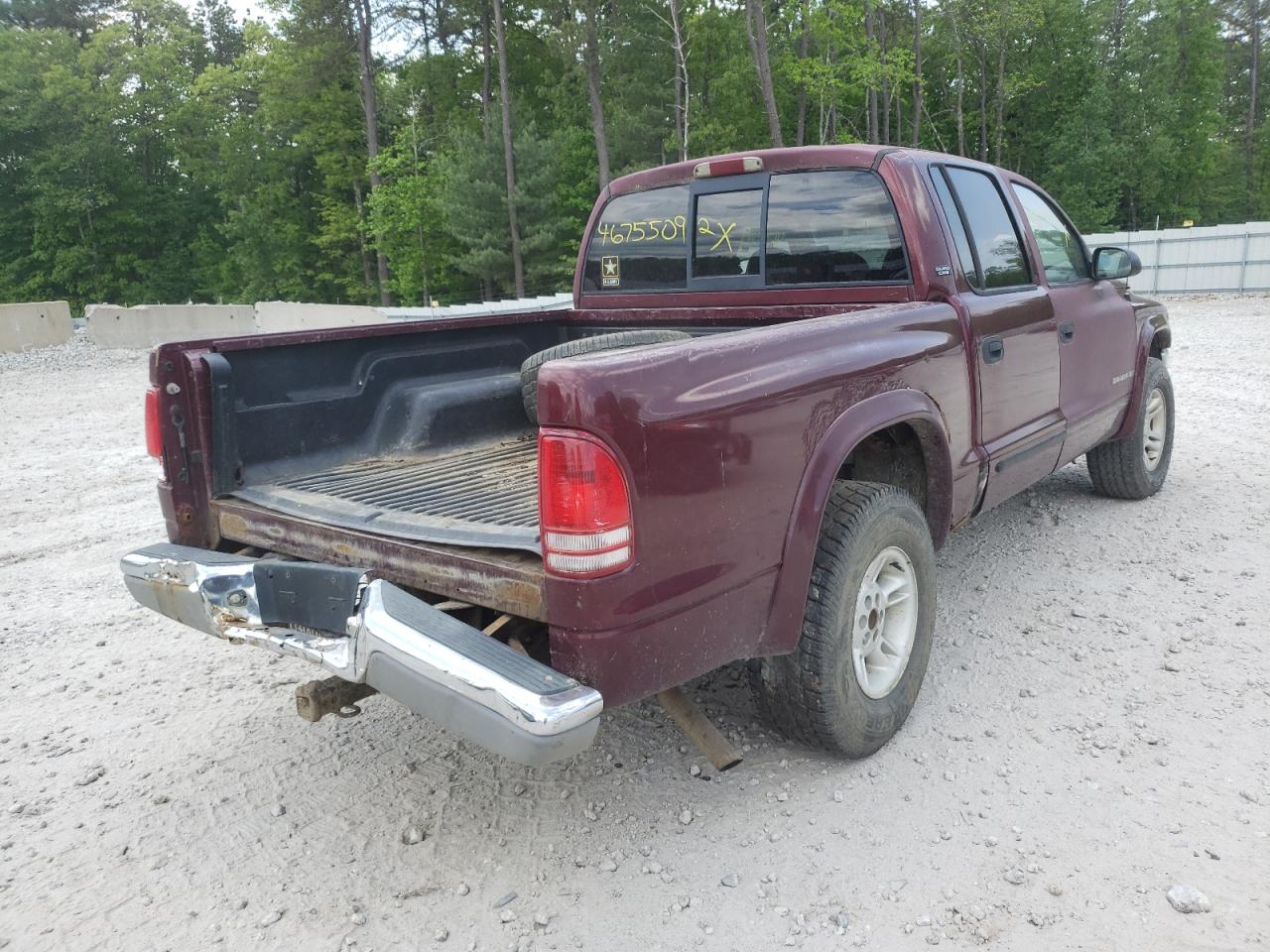 Photo 4 from auction – 2001 DODGE DAKOTA QUA with VIN 1B7GG2AN81S135135