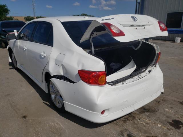 Photo 3 from auction – 2009 TOYOTA COROLLA BA with VIN 2T1BU40E79C175378