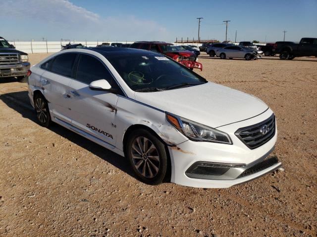 HYUNDAI SONATA SPO 2016 with VIN 5NPE34AF2GH422372 - Photo from auction