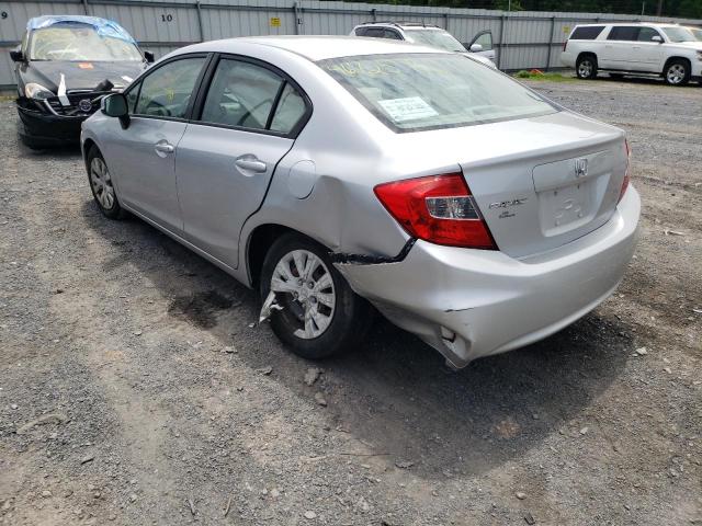 Photo 3 from auction – 2012 HONDA CIVIC LX with VIN 19XFB2F55CE382752