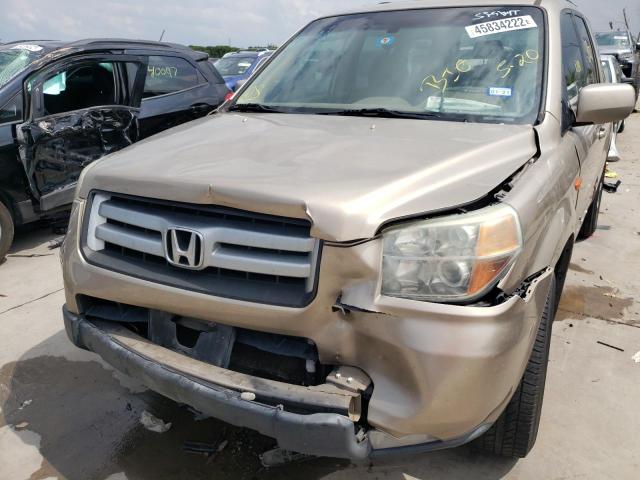 Photo 9 from auction – 2006 HONDA PILOT EX with VIN 5FNYF28536B022971