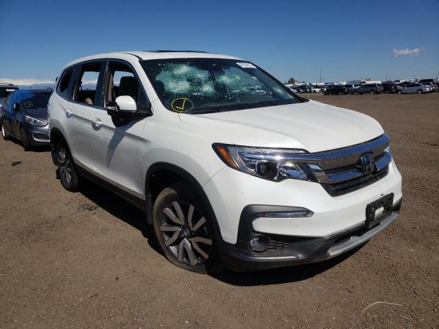 HONDA PILOT EXL 2019 with VIN 5FNYF6H58KB057152 - Photo from auction
