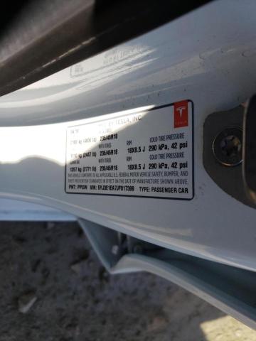 Photo 10 from auction – 2018 TESLA MODEL 3 with VIN 5YJ3E1EA7JF017399