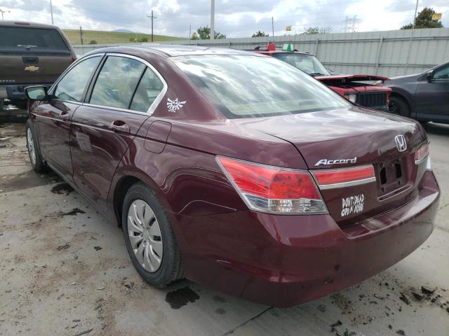 Photo 3 from auction – 2012 HONDA ACCORD LX with VIN 1HGCP2F33CA035945