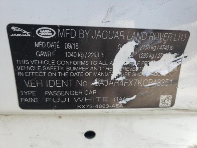 صورة رقم 10 من المزاد - 2019 JAGUAR XE مع VIN SAJAR4FX7KCP48351