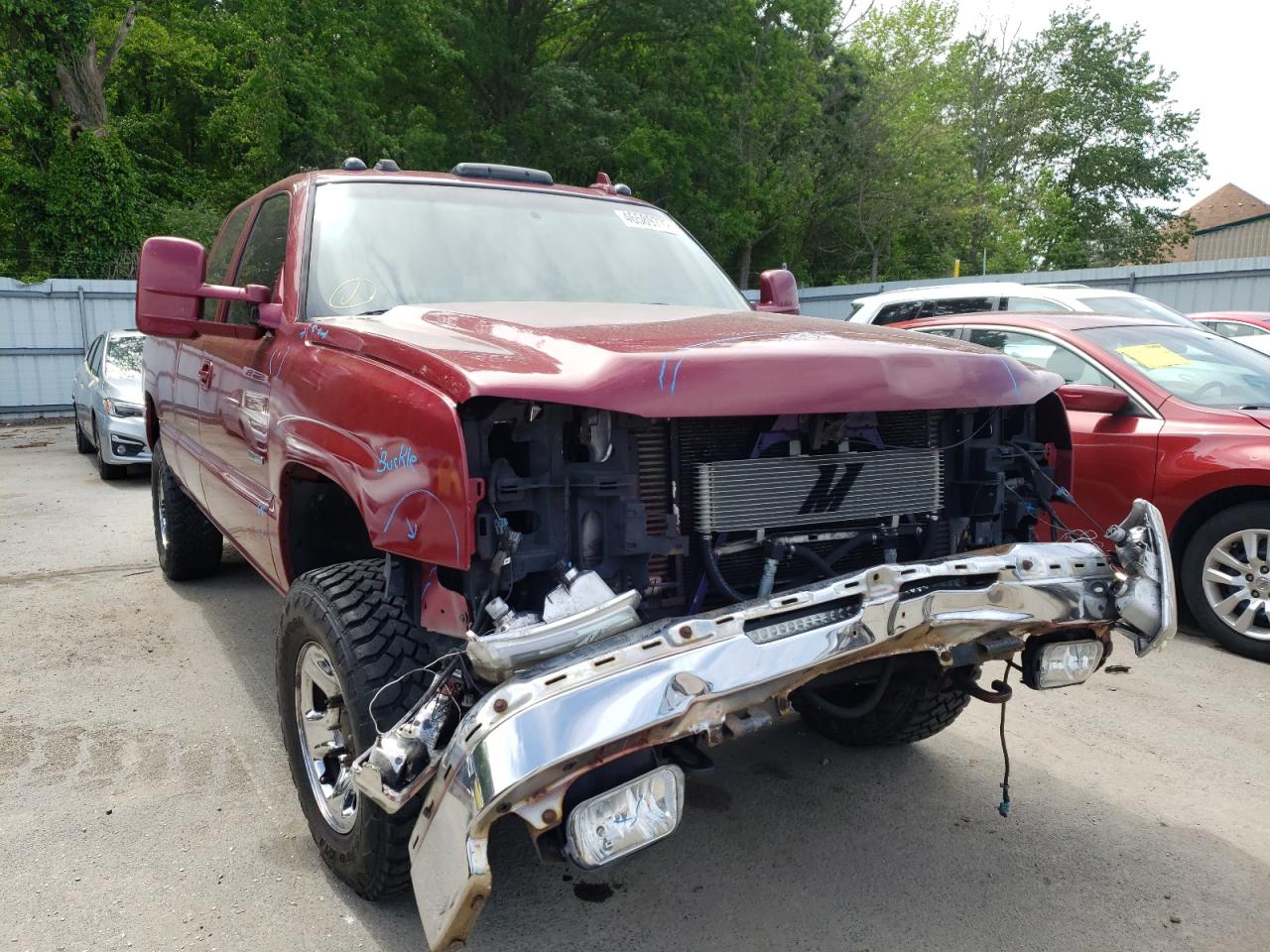 CHEVROLET SILVERADO 2005 with VIN 1GCHK29245E140513 - Photo from auction