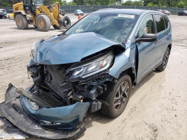 Photo 2 from auction – 2016 HONDA CR-V SE with VIN 5J6RM4H49GL013603