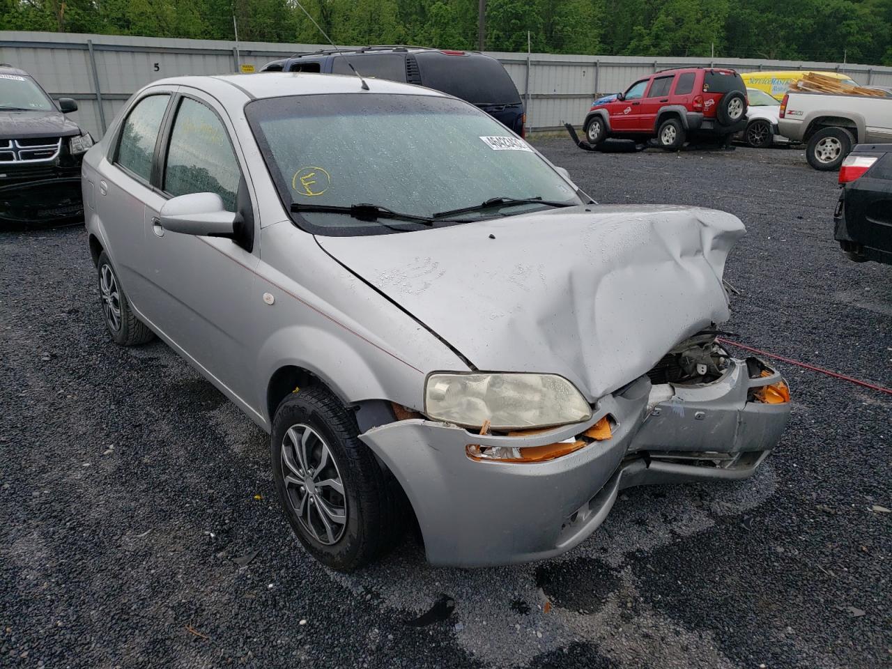 CHEVROLET AVEO BASE 2006 with VIN KL1TD56636B682922 - Photo from auction