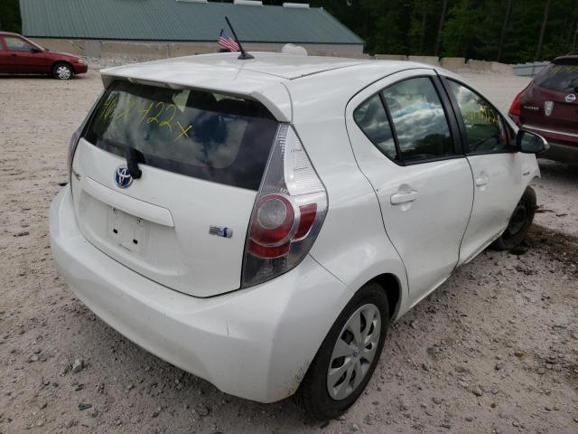 Photo 4 from auction – 2013 TOYOTA PRIUS C with VIN JTDKDTB32D1036293