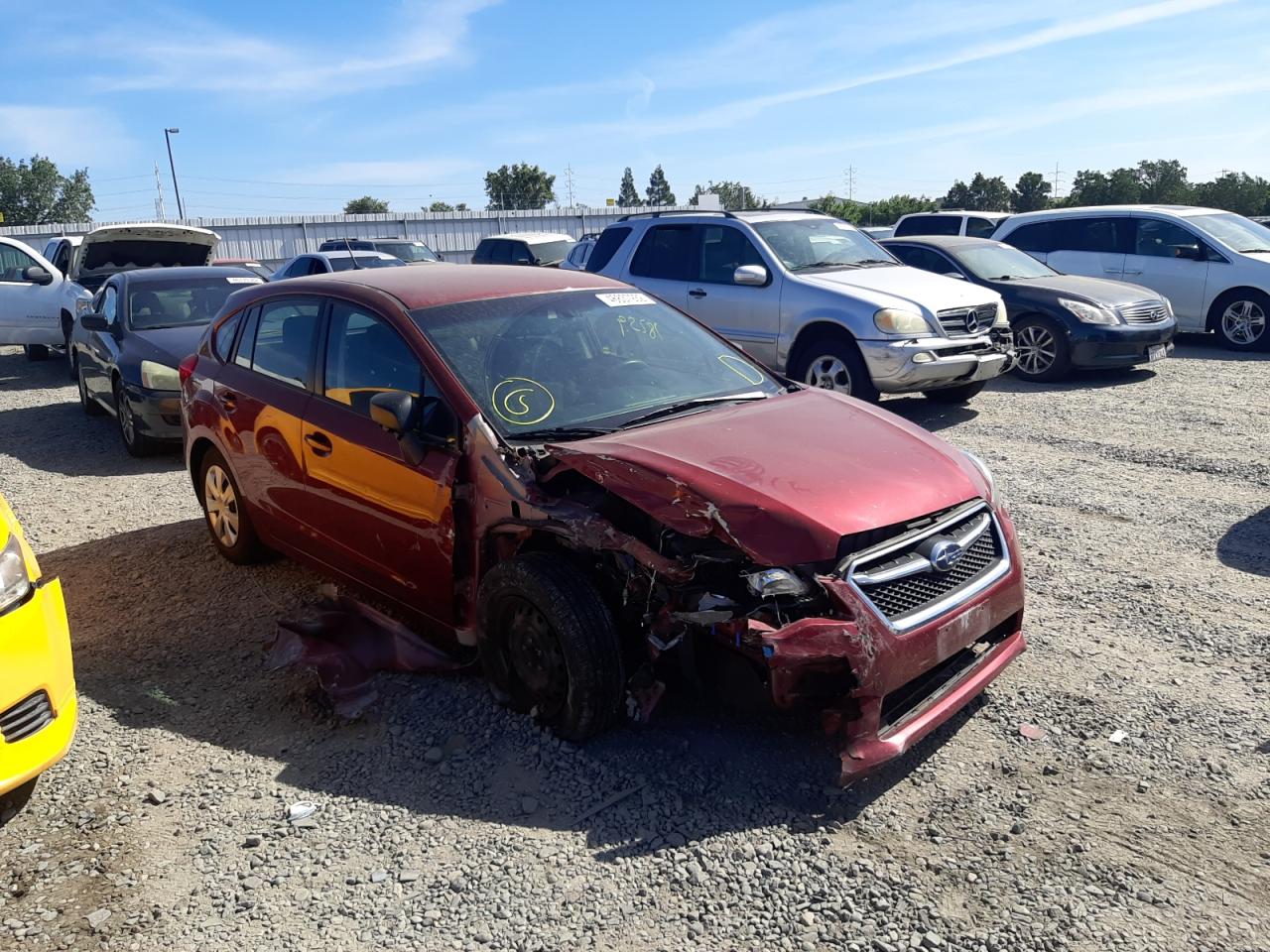SUBARU IMPREZA 2016 with VIN JF1GPAA69G8241723 - Photo from auction