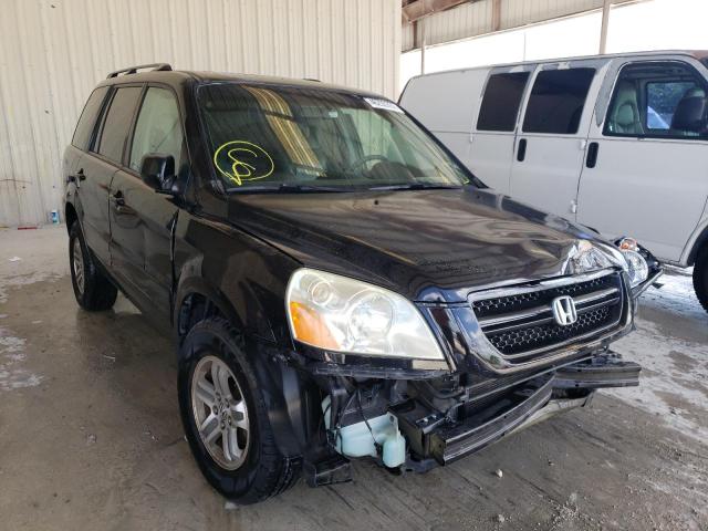 HONDA PILOT EXL 2005 with VIN 5FNYF18515B002808 - Photo from auction