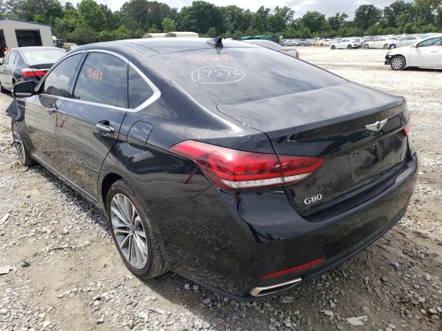 Photo 3 from auction – 2017 GENESIS G80 BASE with VIN KMHGN4JE4HU171447