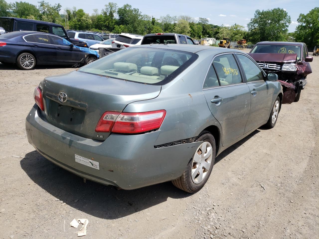 Photo 4 from auction – 2007 TOYOTA CAMRY CE with VIN 4T1BE46K37U634427