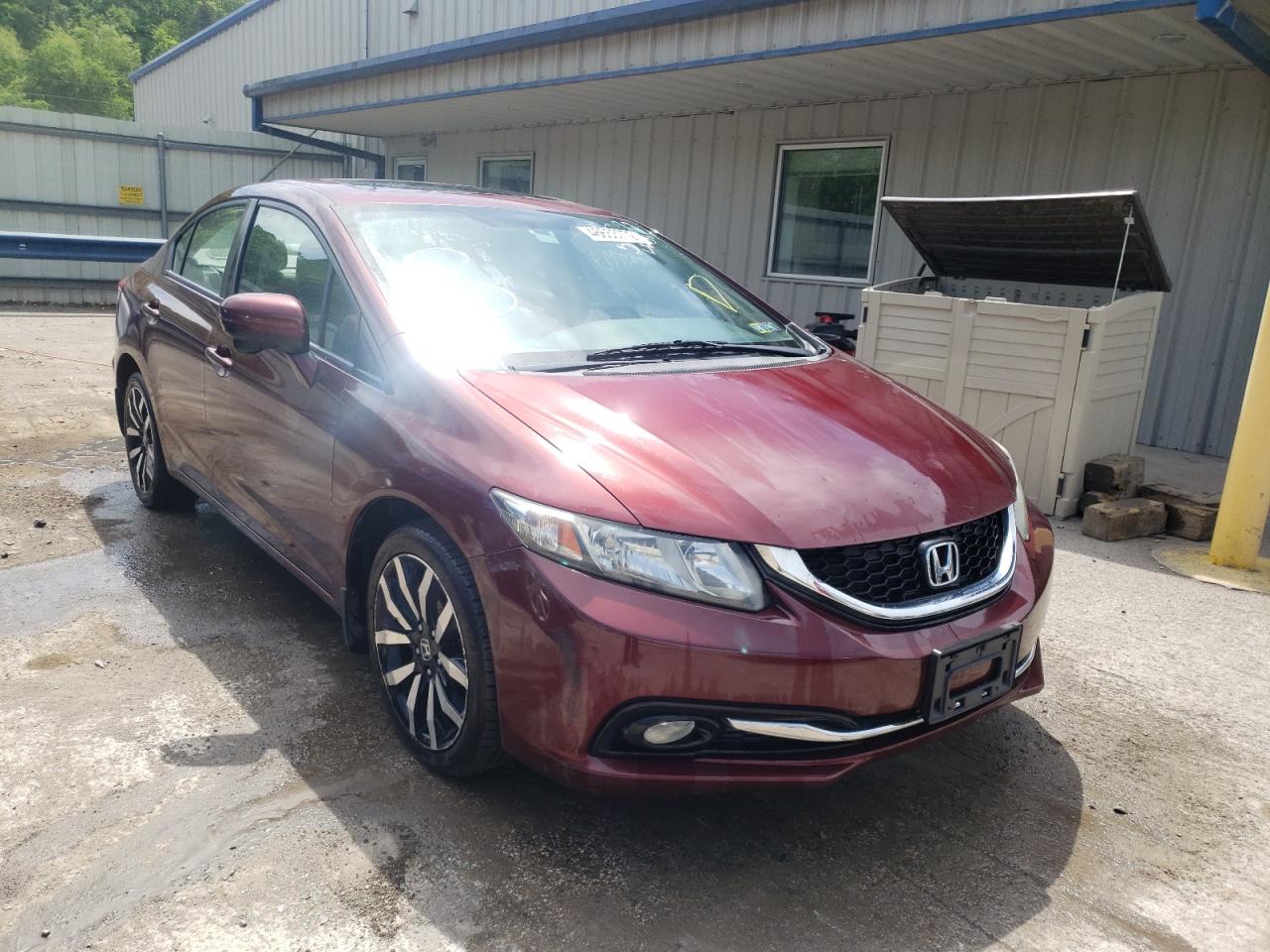 Photo 1 from auction – 2014 HONDA CIVIC EXL with VIN 2HGFB2F98EH500241