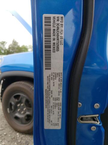 Photo 10 from auction – 2021 JEEP COMPASS SP with VIN 3C4NJCAB4MT526855