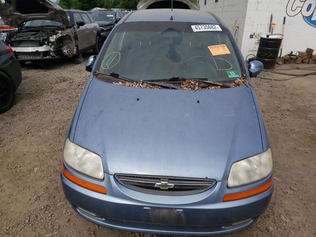 Photo 9 from auction – 2006 CHEVROLET AVEO BASE with VIN KL1TD66656B598350