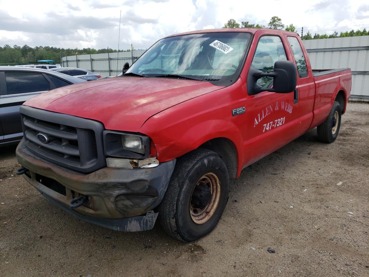 Photo 15 from auction – 2004 FORD F250 SUPER with VIN 1FTNX20L84ED62965