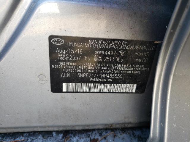 Photo 10 from auction – 2017 HYUNDAI SONATA SE with VIN 5NPE24AF1HH485550
