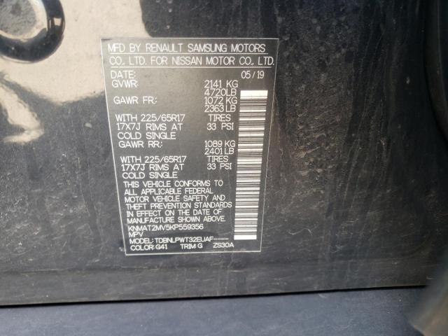 Photo 10 from auction – 2019 NISSAN ROGUE S with VIN KNMAT2MV5KP559356