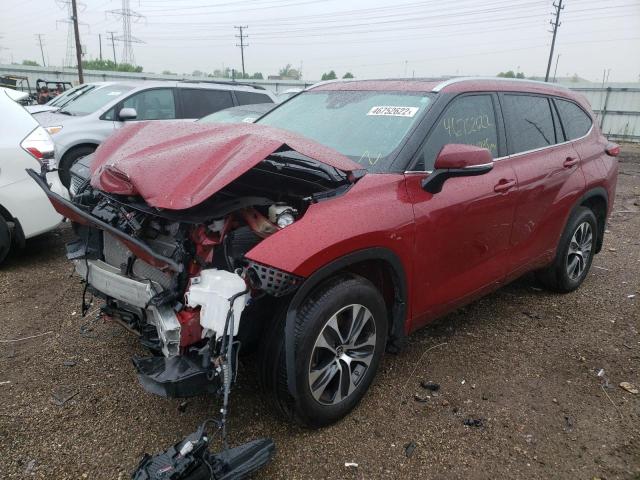 Photo 2 from auction – 2021 TOYOTA HIGHLANDER with VIN 5TDGZRBH0MS110013
