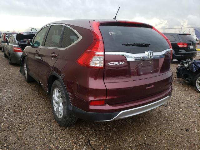 Photo 3 from auction – 2016 HONDA CR-V EX with VIN 2HKRM3H57GH532646