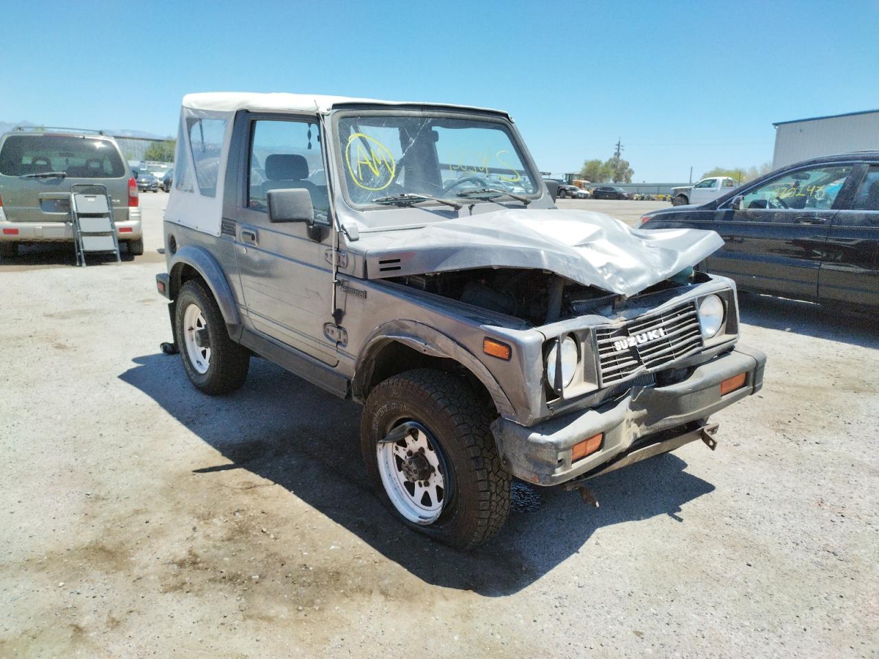 SUZUKI SAMURAI 1987 with VIN JS4JC51C1H4148323 - Photo from auction