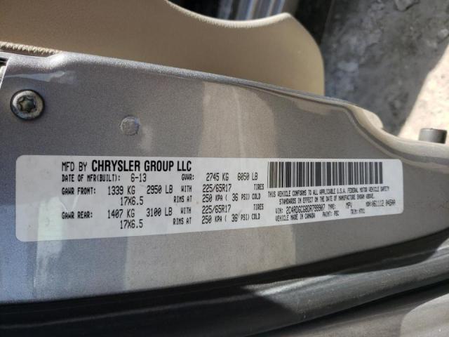 Photo 10 from auction – 2013 DODGE GRAND CARA with VIN 2C4RDGCG8DR799907
