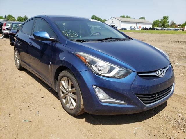 HYUNDAI ELANTRA 2016 with VIN 5NPDH4AE1GH662694 - Photo from auction