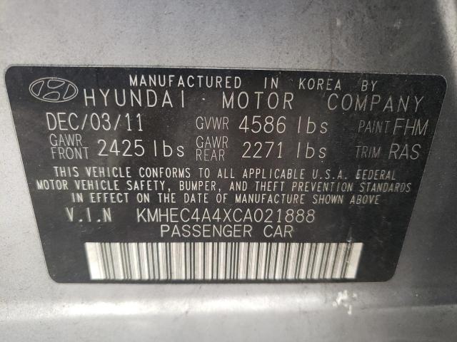 Photo 10 from auction – 2012 HYUNDAI SONATA HYB with VIN KMHEC4A4XCA021888