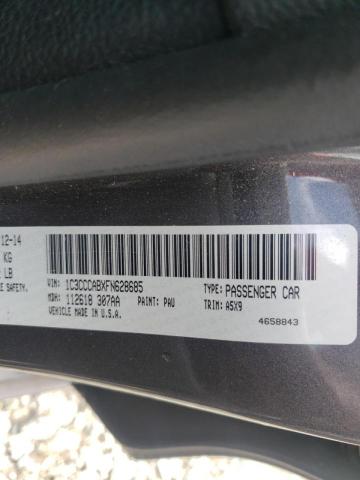 Photo 10 from auction – 2015 CHRYSLER 200 LIMITE with VIN 1C3CCCABXFN628685