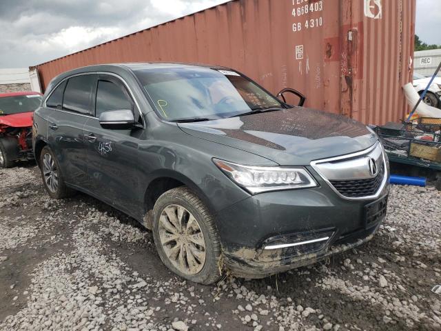 ACURA MDX TECHNO 2016 with VIN 5FRYD4H45GB045404 - Photo from auction