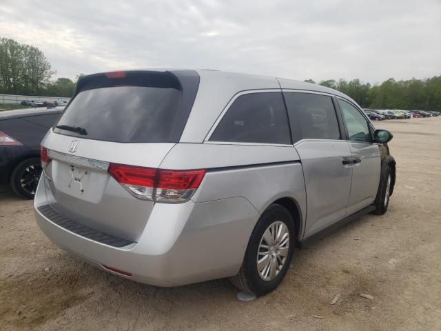 Photo 4 from auction – 2014 HONDA ODYSSEY LX with VIN 5FNRL5H27EB078236