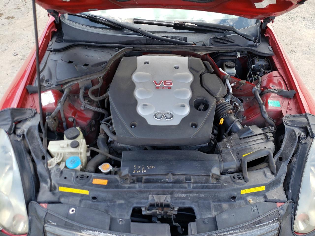 Photo 7 from auction – 2004 INFINITI G35 with VIN JNKCV54E24M820479