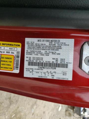 Photo 10 from auction – 2018 FORD MUSTANG GT with VIN 1FA6P8CF5J5179599
