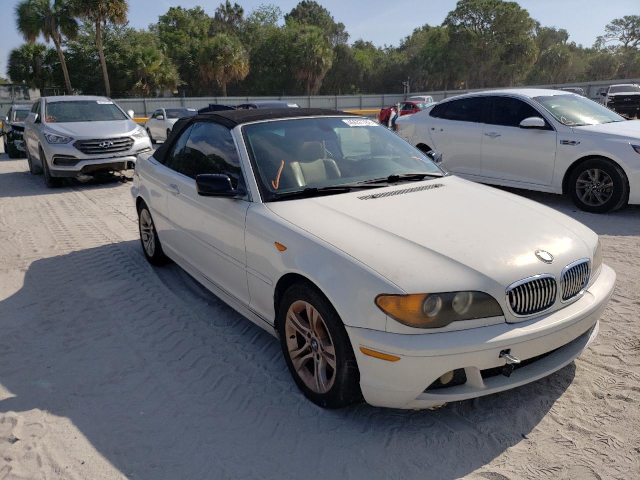BMW 325 CI 2004 with VIN WBABW33484PL33242 - Photo from auction