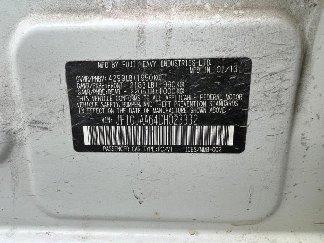 Photo 10 from auction – 2013 SUBARU IMPREZA with VIN JF1GJAA64DH023332