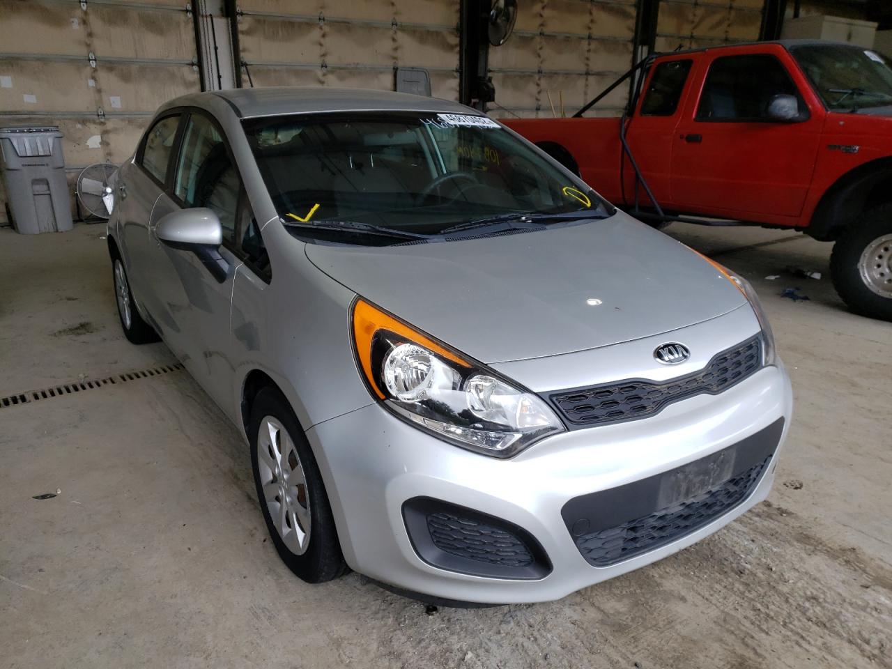 KIA RIO LX 2014 with VIN KNADM5A39E6406243 - Photo from auction