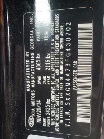 Photo 10 from auction – 2015 KIA OPTIMA LX with VIN 5XXGM4A73FG430702