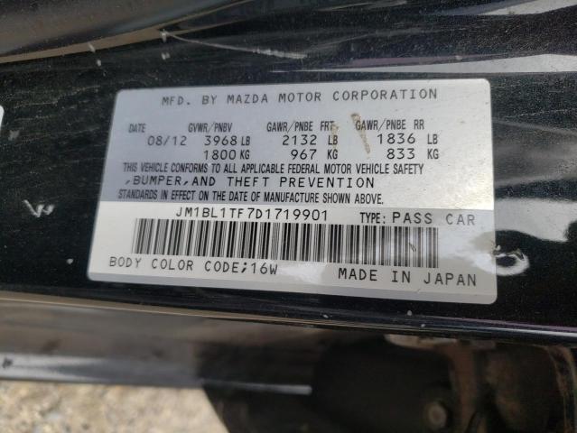 Photo 10 from auction – 2013 MAZDA 3 I with VIN JM1BL1TF7D1719901