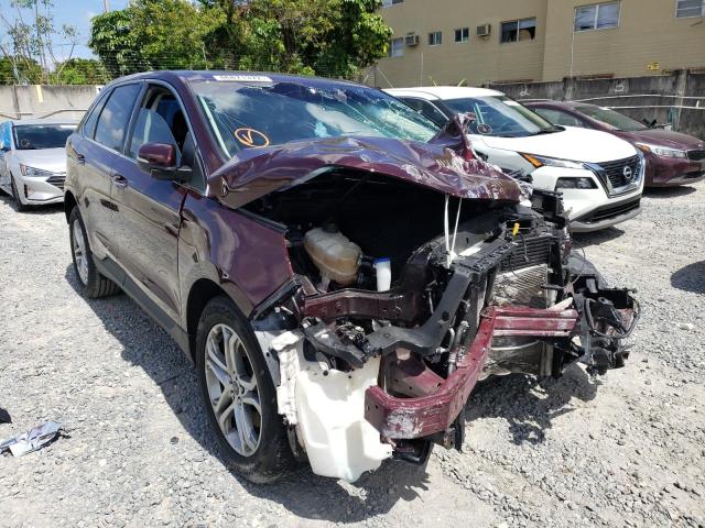 FORD EDGE TITAN 2017 z numerem VIN 2FMPK3K86HBC01274 - Zdjęcie z aukcji