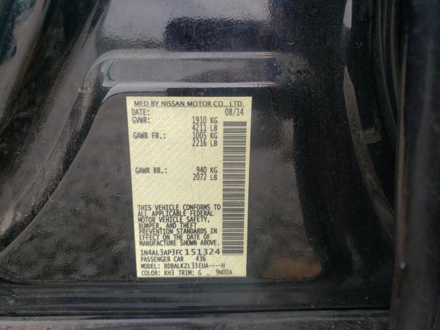 Photo 10 from auction – 2015 NISSAN ALTIMA 2.5 with VIN 1N4AL3AP3FC151324